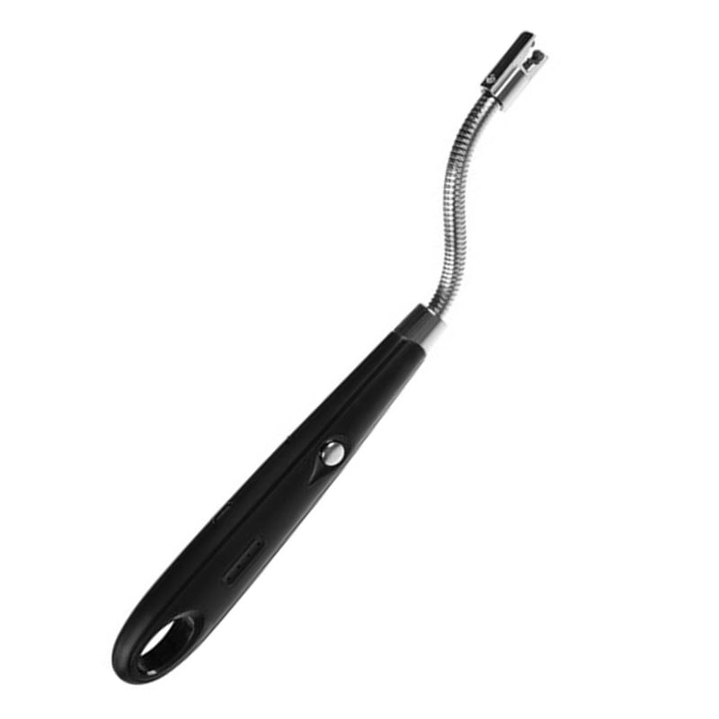 Ariko Kaminer Plasma Oplaadbare BBQ Aansteker - Elektrische Keuken Aansteker - Flexibele Aansteker - maar liefst 170mAh - 60 x te gebruiken per oplaadbeurt - Ophanghaakje - USB kabel - Zwart