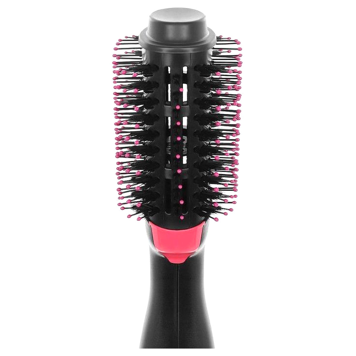 Borstel - Föhn - Föhnborstel - Krulborstel - Haarborstel - Haardroger - Stijlborstel - Magic Brush - Hetelucht Borstel - Haar Styling - Zwart/Roze - Ariko