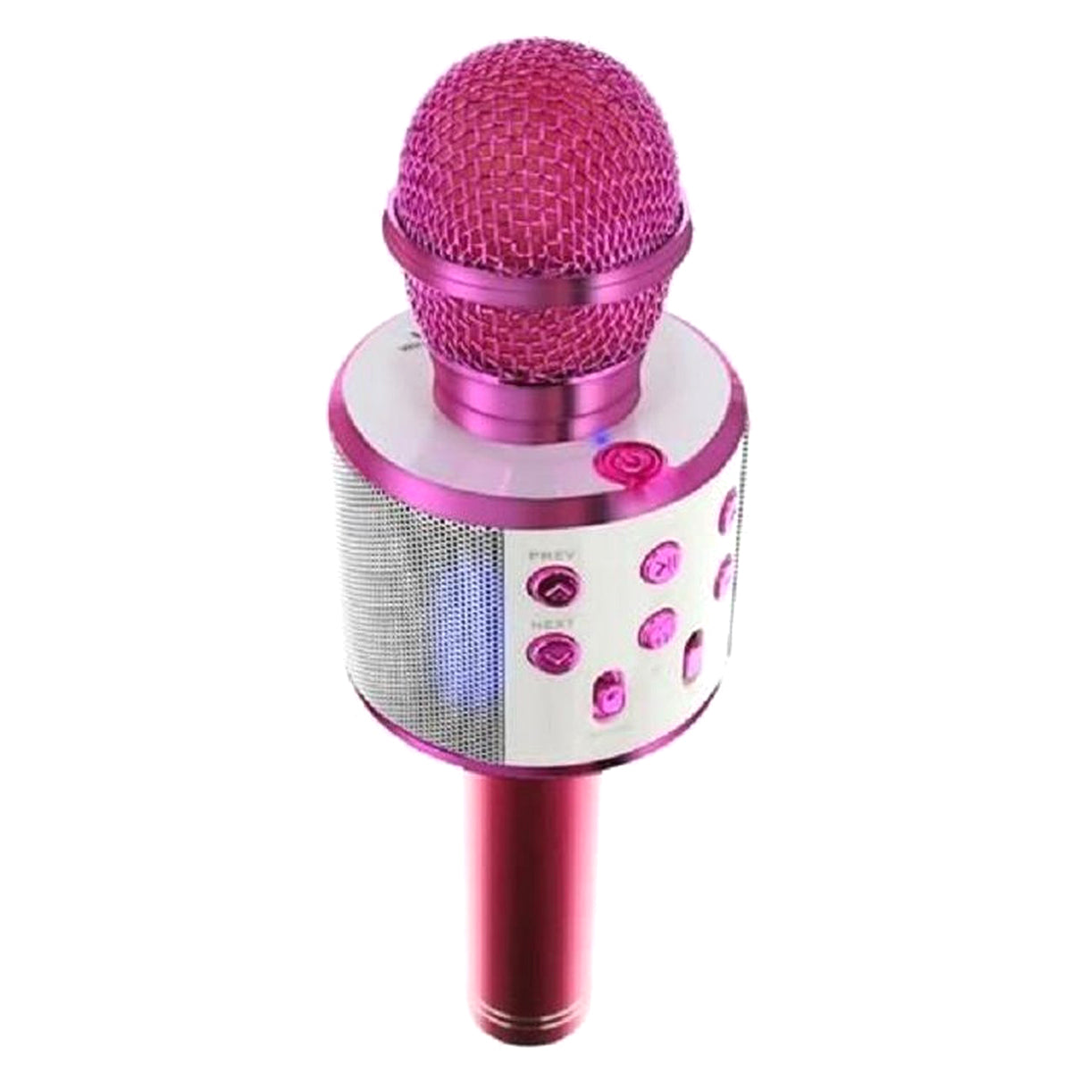 Kabelloses Karaoke-Mikrofon mit Lautsprecher und Bluetooth – Pink