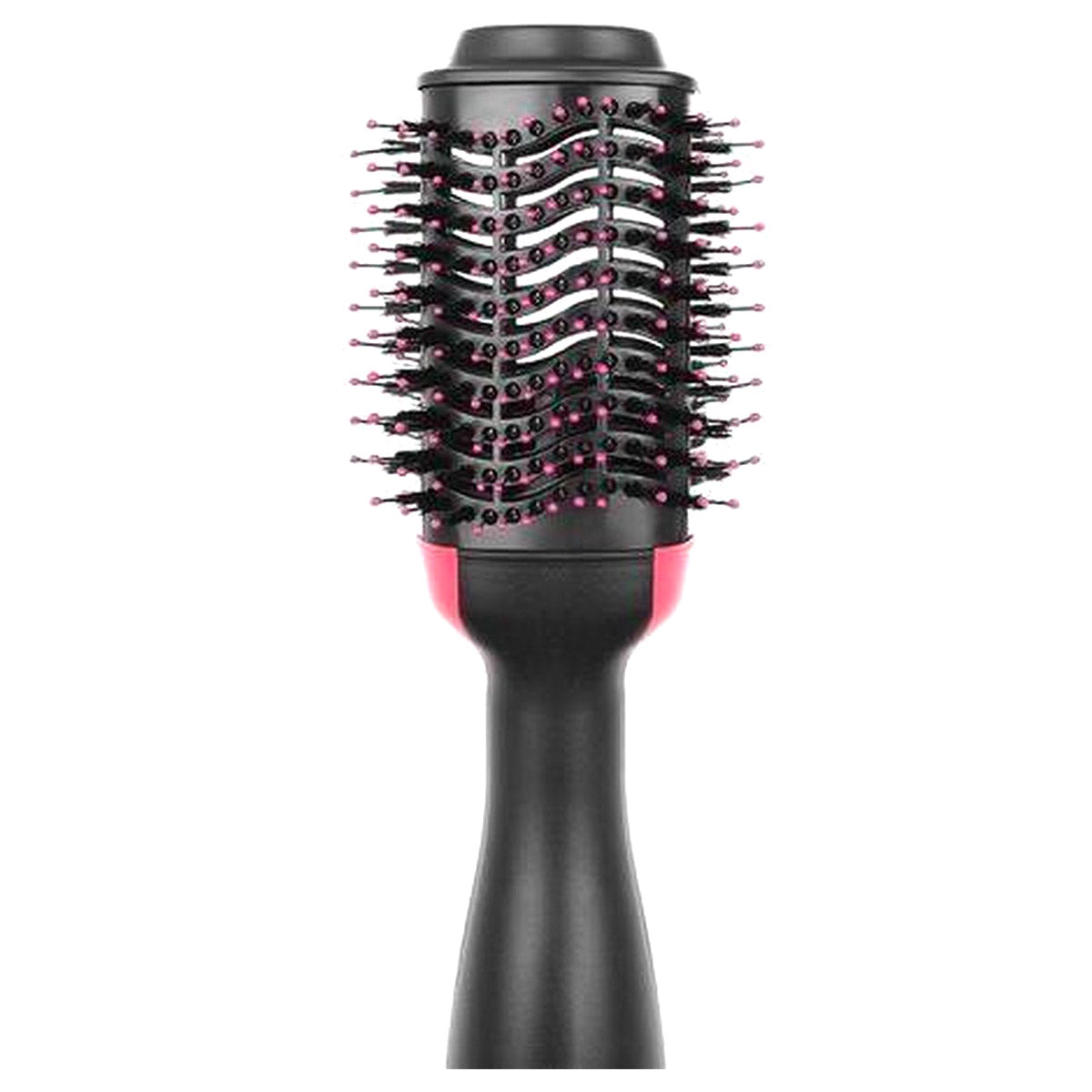 Borstel - Föhn - Föhnborstel - Krulborstel - Haarborstel - Haardroger - Stijlborstel - Magic Brush - Hetelucht Borstel - Haar Styling - Zwart/Roze - Ariko
