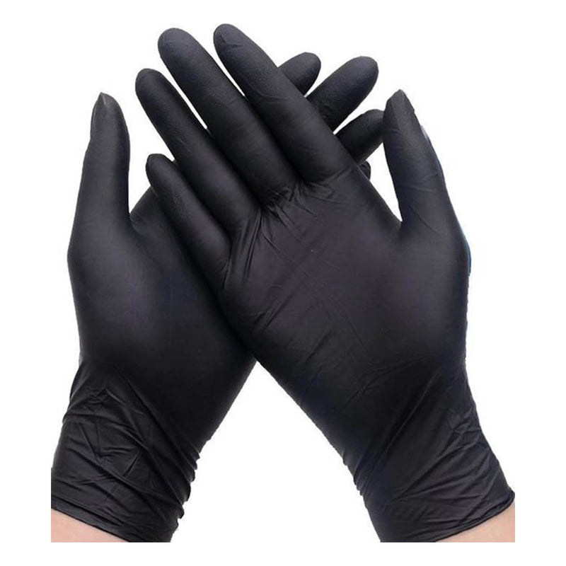 Medische Wegwerp Handschoenen - Maat XL - 100 STUKS - Categorie 3 - Soft-Nitril - Poedervrij - Latex Vrij - Zwart - Ariko
