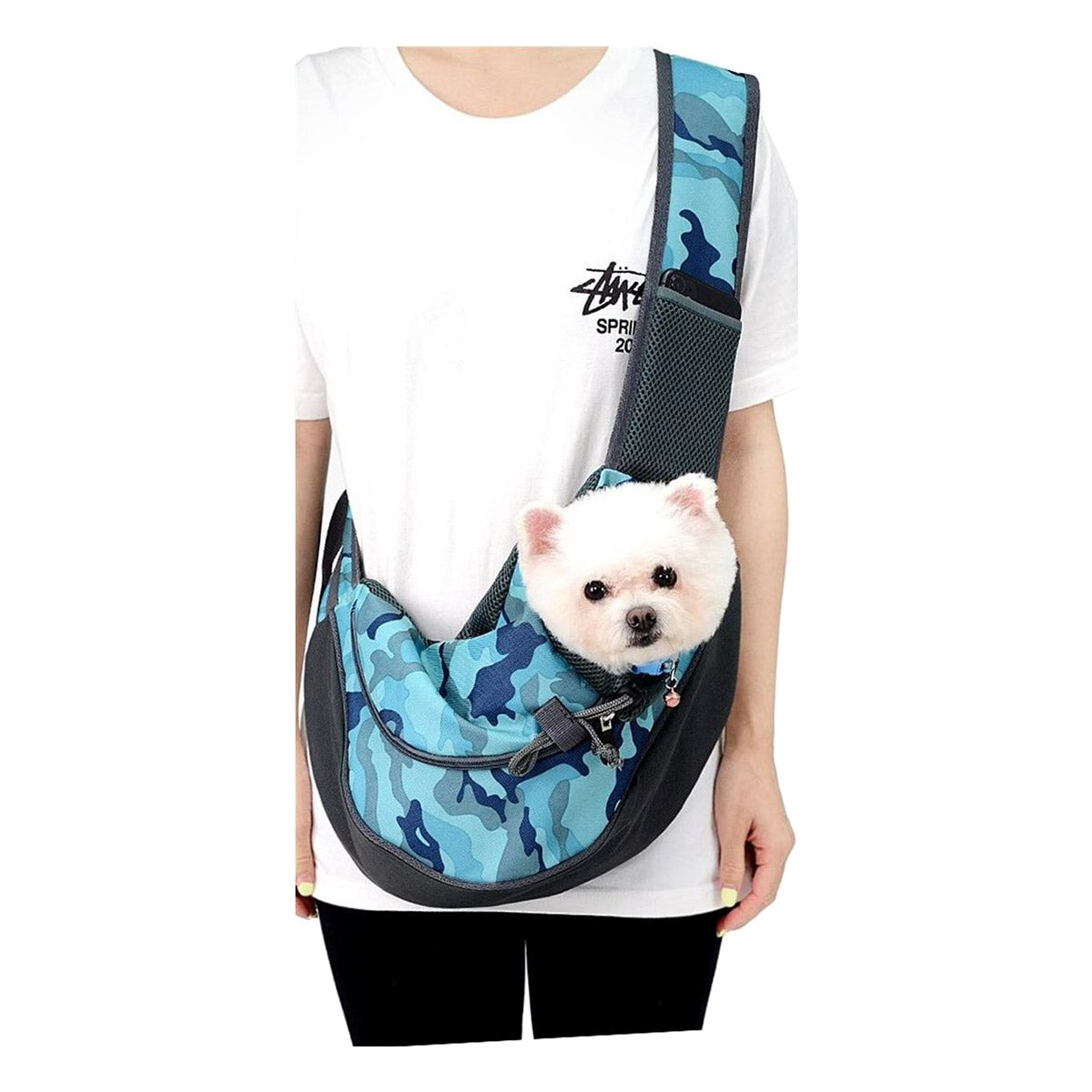 <tc>Ariko</tc> Hundetragetasche - Rucksack - Tragetasche - Hunderucksack - Hundetragetasche - auch für Ihre Katze - Blau - S oder L