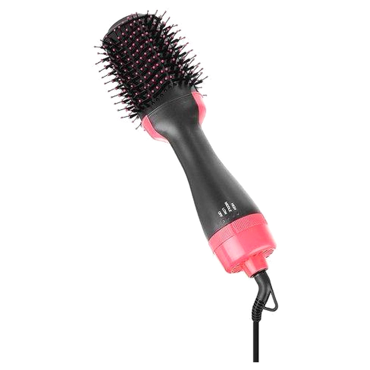 Borstel - Föhn - Föhnborstel - Krulborstel - Haarborstel - Haardroger - Stijlborstel - Magic Brush - Hetelucht Borstel - Haar Styling - Zwart/Roze - Ariko