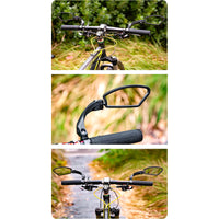 Thumbnail for 2 Stück - Fahrradspiegel - E-Bike - Links und rechts verstellbar - E-Bike - 2er-Set - Schwarz