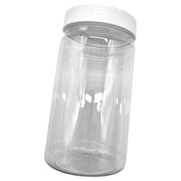 Thumbnail for Ariko Glas | Leichte Kunststoffdose mit Schraubdeckel | 750ml | Dose mit weißem Deckel | Vorratsdose | Wieder auffüllbar