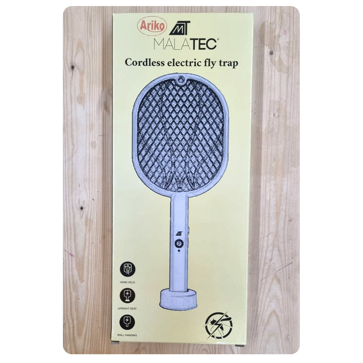 <tc>Ariko</tc> Mosquito Zapper 2-in-1 Electric Mosquito Swatter Fly Swatter - Mosquito Lamp - USB Rechargeable Battery - Standing and can be used by hand