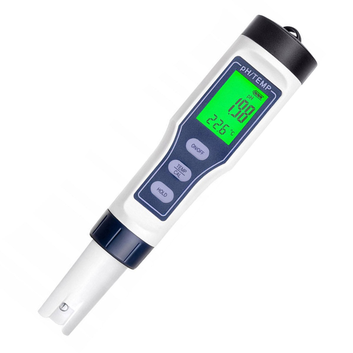 Ariko PH-mètre numérique - Thermomètre - Testeur d'eau - Étanche - Piles incluses
