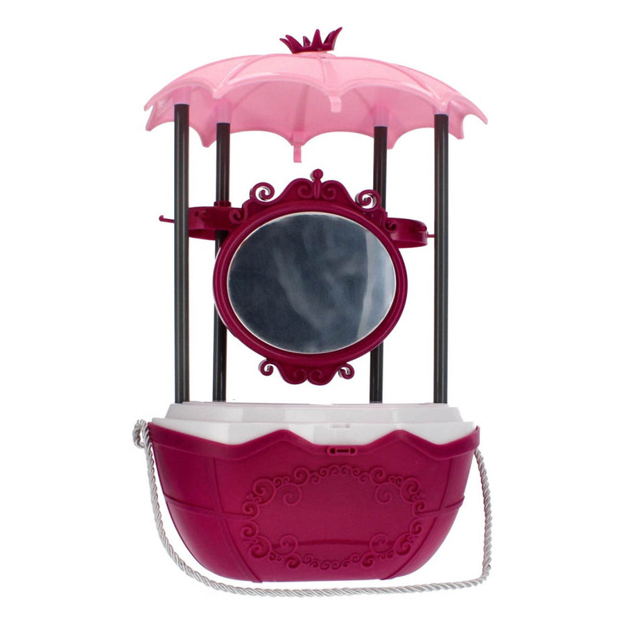 Ariko Speelgoed Koffer Schoonheid salon 30 delig - Fohn, spiegel, make-up, parfum en nog veel meer - handige meeneem koffer