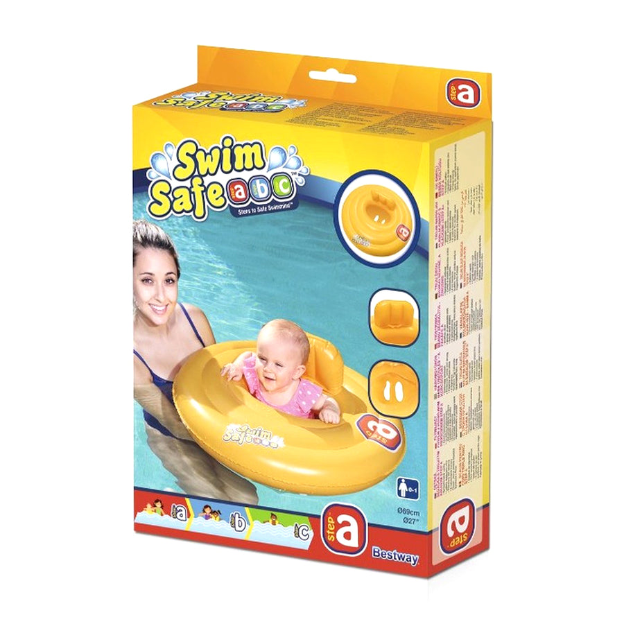 Ariko Baby Zwemring - Babyzwemband met zitje - Babyfloat - Babyzwemring - 69cm