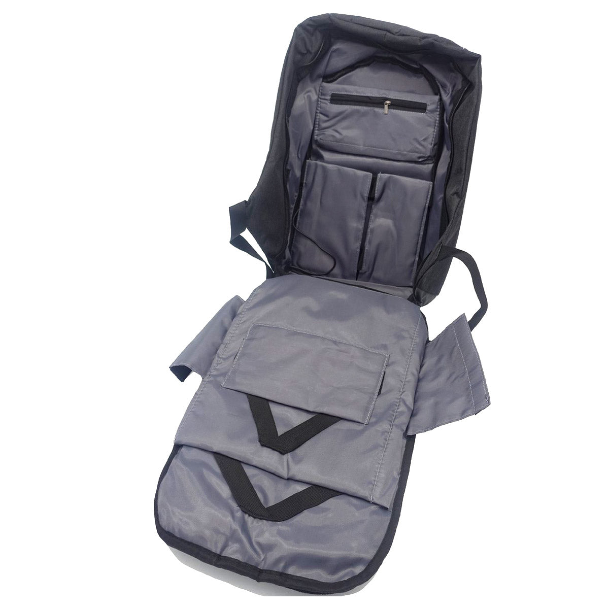 <tc>Ariko</tc> Sac à dos antivol - Sac à dos de voyage - Noir - Sac pour ordinateur portable - Cartable - Câble USB inclus