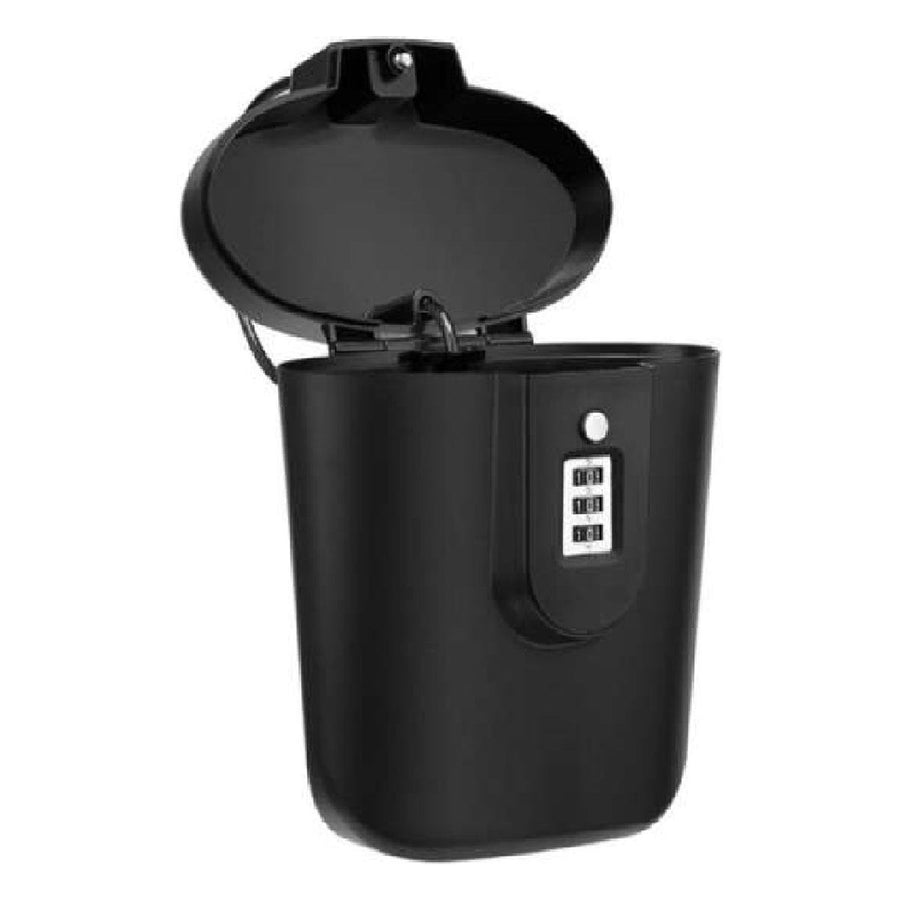 <tc>Ariko</tc> Portable safe - Beach safe - 3 digit Code lock - Portable safe - Safe with combination lock - Car safe - Travel safe - Black