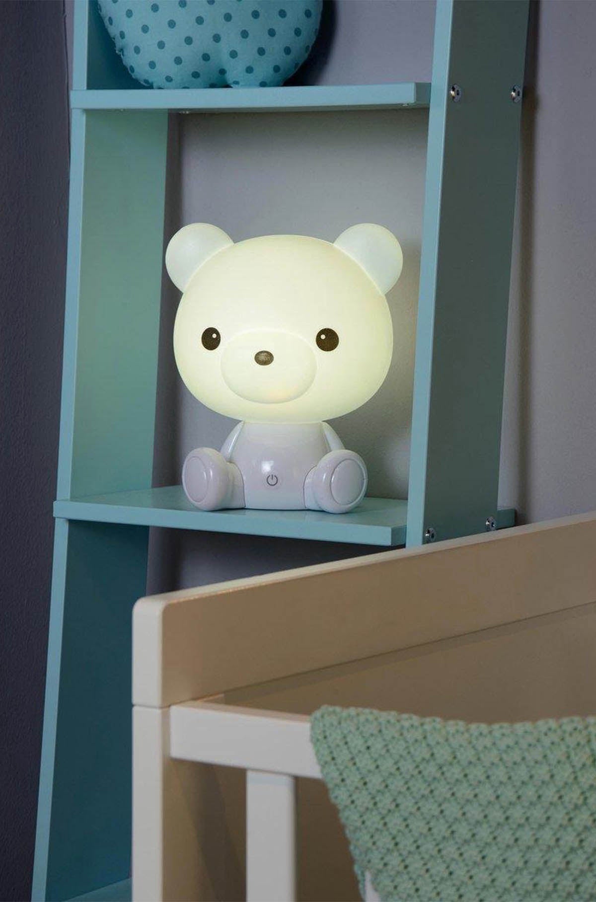 Ariko XL Beer Tafellamp Kinderkamer Babykamer - Nachtlampje - LED Dimbaar - 3 Step Dim - Wit - Teddybeer