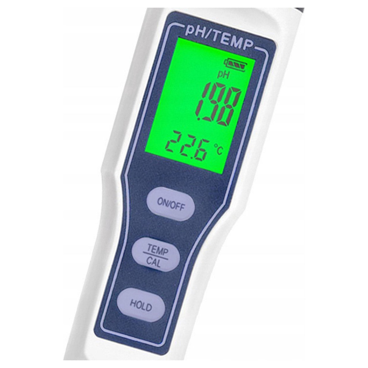 Ariko Digitales PH-Meter - Thermometer - Wassertester - Wasserdicht - Inkl. Batterien