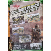 Thumbnail for Ariko XXL Leger speelset 300 stuks | Inclusief tanks, vliegtuigen en gebouwen | Soldaten speelgoed | Soldaat set | | Army forces