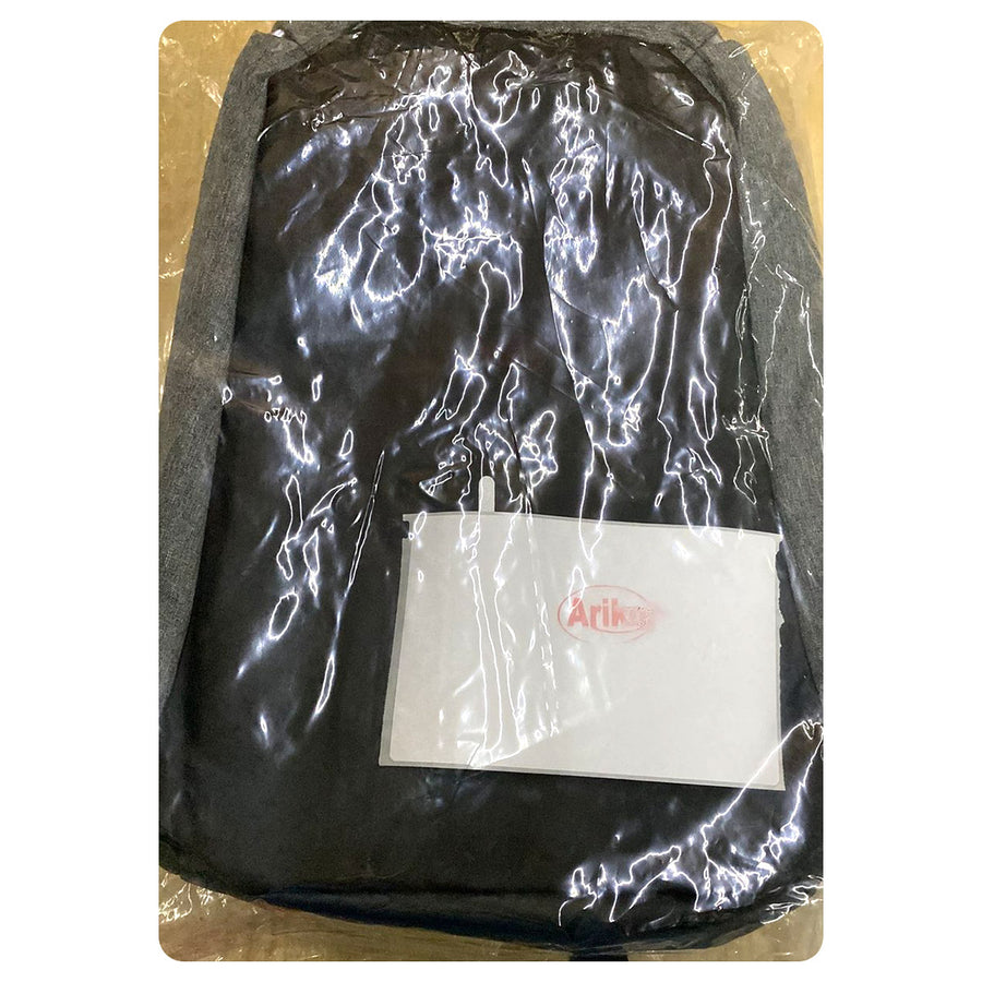 Ariko Anti Diefstal Rugzak - Reisrugzak - Grijs - Laptop tas - Schooltas - Incl. USB kabel