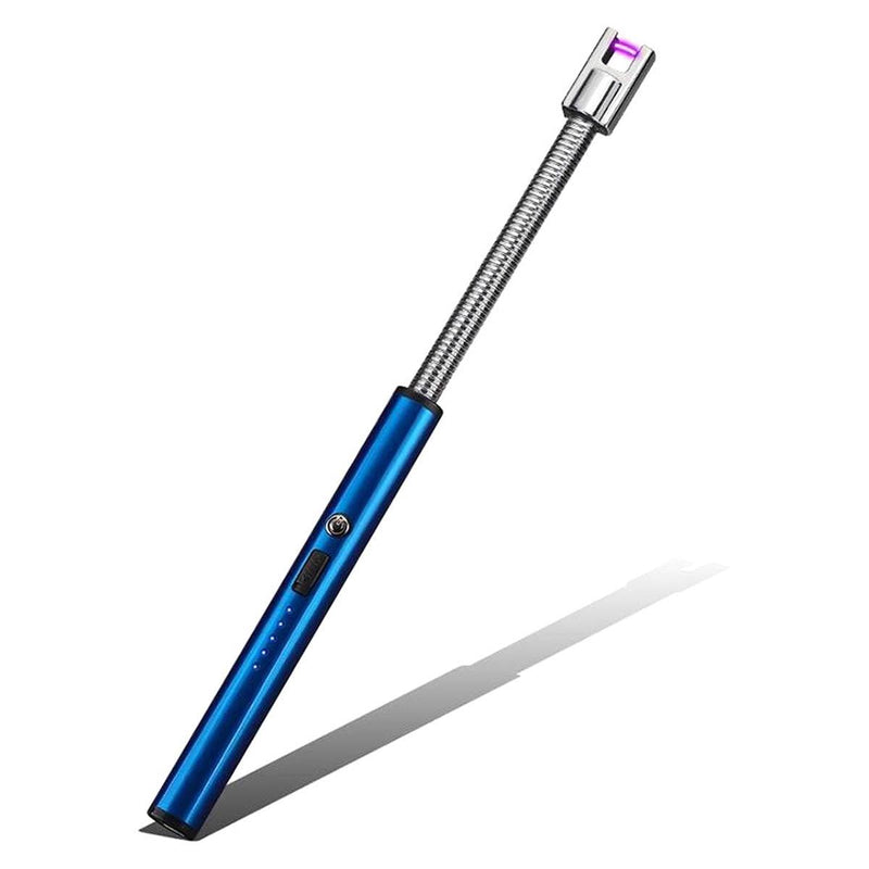 BBQ Aansteker oplaadbaar met usb kabel - Elektrische Keuken Aansteker - Flexibele Aansteker - Blauw - Ariko