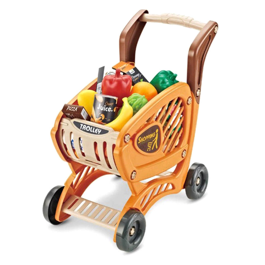 Speelgoedsupermarkt, 65 onderdelen - met veel accessoires en winkelwagen - Ariko