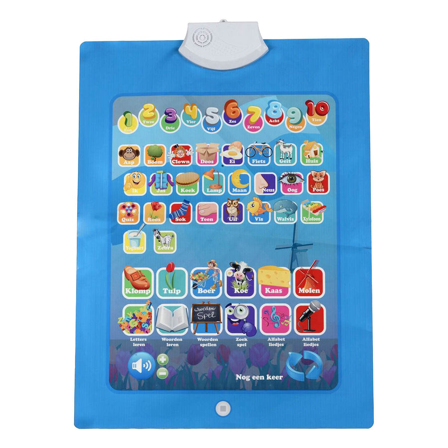 Oefenmat Nederlandse woordjes - 58x42cm - met muziek en geluid - Ariko