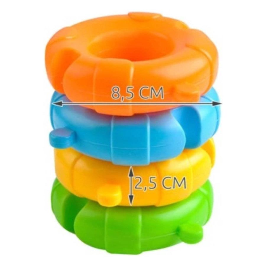 Ariko Badspeelgoed, Losse dieren in reddingsboei - Badeendje - leeuw - koe - aap - hond