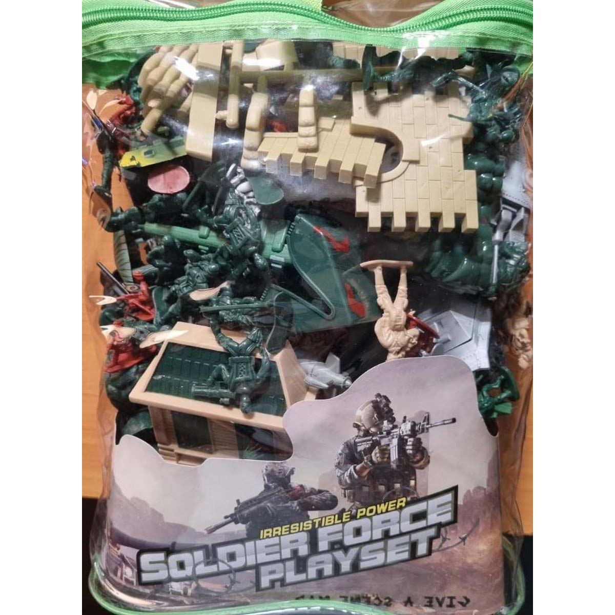 Ariko XXL Army Spielset 300 Teile | Beinhaltet Panzer, Flugzeuge und Gebäude | Soldatenspielzeug | Soldatenset | | Streitkräfte