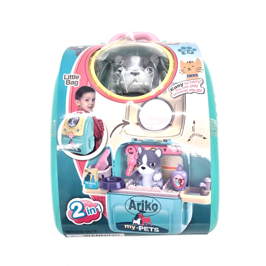 Ariko My Pet Rugzak - Hond - 15-delige Dierenset - Makkelijk overal mee naar toe te nemen