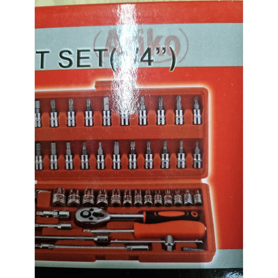 Ariko Professionele Dopsleutel set - 46 Delig - Doppen Set - Incl Opbergdoos