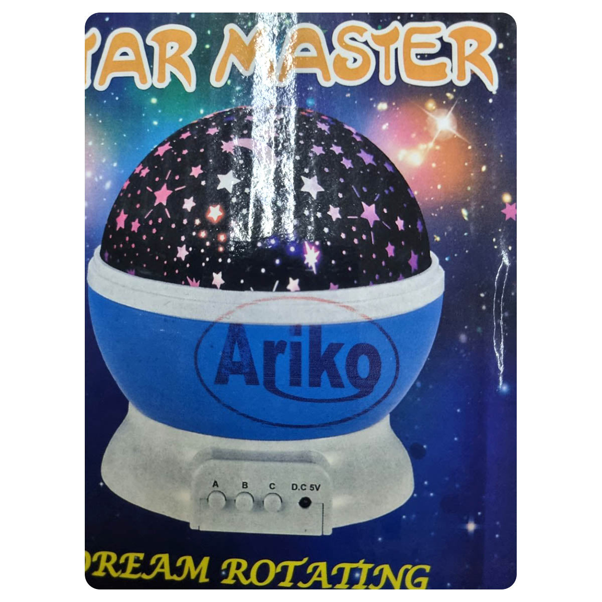 Ariko Rotierender Sternprojektor Sternenhimmel - Nachtlicht Baby/Kind - Projektionslampe - Kinderzimmer - Nachtlicht - Blau