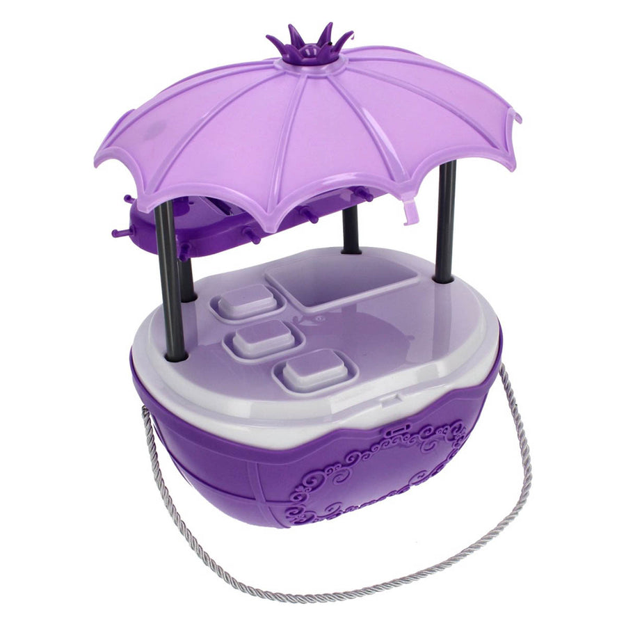 Ariko Speelgoed Koffer Ijssalon wagen winkel 68 delig - Softijs, italiaans ijs, servies, hoorntje en nog veel meer - handige meeneem koffer