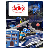 Thumbnail for Ariko XXL Elektrische Politie Treinbaan | Racebaan | 92 delig | Politie Stad | 350CM Treinbaan | Met auto's en helikopter | Inclusief 2 x Philips AAA batterijen