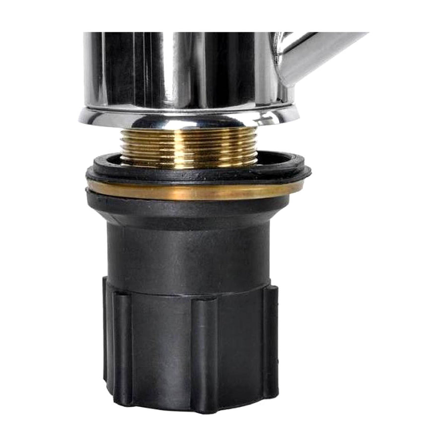 Keukenkraan - chrome - mengkraan warm en koud - met hendel - Ariko