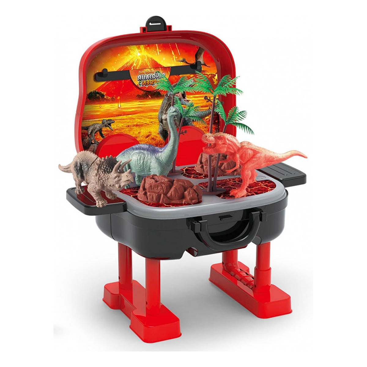 <tc>Ariko</tc>  Dinosaur toy Suitcase | Take along toy Dinosaur | Toys Boys 3 years | Dinosaur Toys