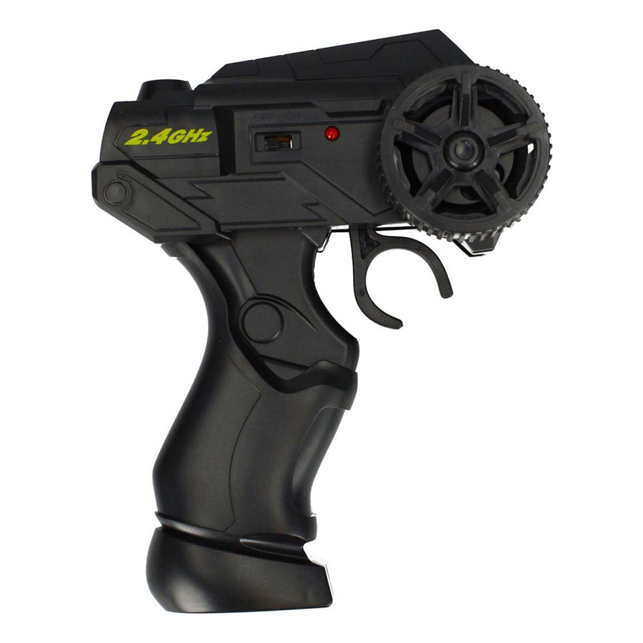 Ariko RC metalen raceauto - rubberen banden - zware oplaadbare accu en motor - 15 km per uur - 1:16 - inclusief 2 x Philips AA batterijen - oranje