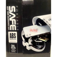 Thumbnail for <tc>Ariko</tc> Portable safe - Beach safe - 3 digit Code lock - Portable safe - Safe with combination lock - Car safe - Travel safe - Black