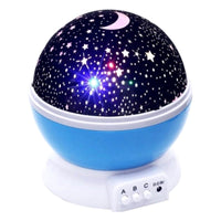 Thumbnail for Ariko Projecteur d'étoiles rotatives Ciel étoilé - Veilleuse bébé/enfant - Lampe de projection - Chambre d'enfant - Veilleuse - Bleu