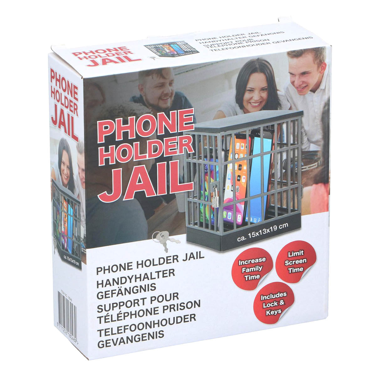 Gevangenis voor de telefoon, Phone jail 15x13x19cm - Ariko